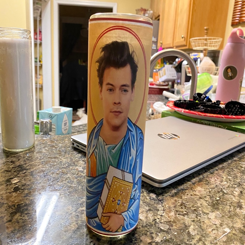 Harry Styles Jesus Candle
